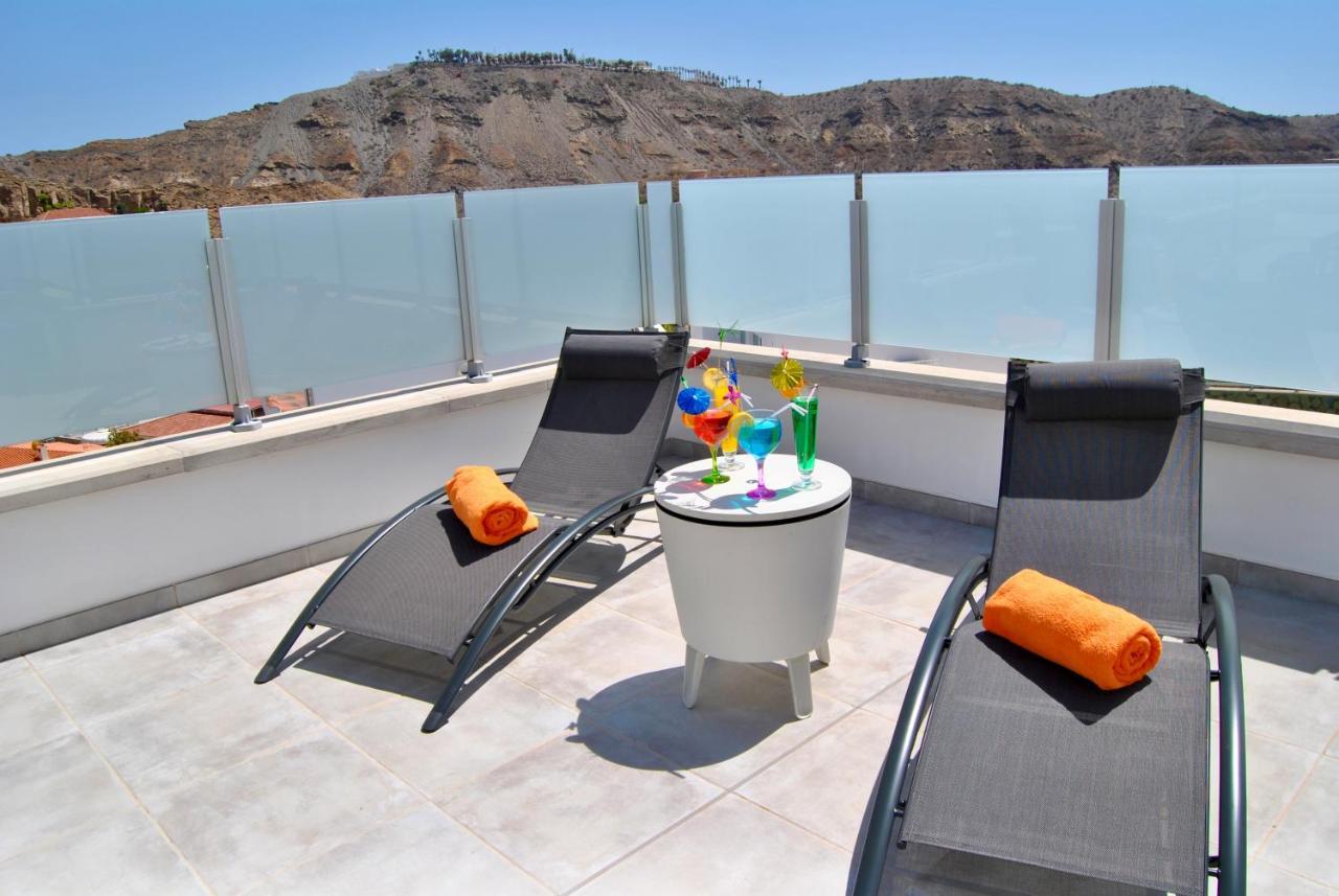 Big Villa Tauro With Private Heated Saltwater Pool & Jacuzzi & Bbq & Game Room & Arcade Games Mogán Exteriör bild