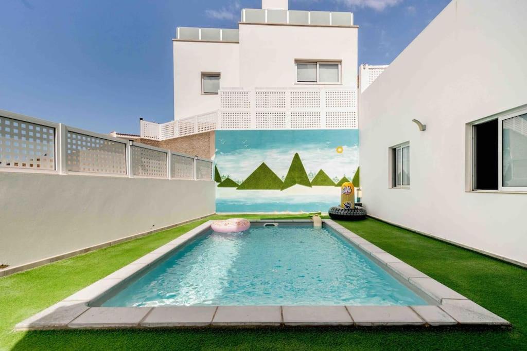 Big Villa Tauro With Private Heated Saltwater Pool & Jacuzzi & Bbq & Game Room & Arcade Games Mogán Exteriör bild
